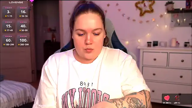 SummerTina online show from January 10, 2025, 6:17 pm