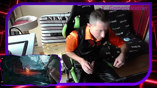 Gamerinleather online show from November 15, 2025, 10:56 am