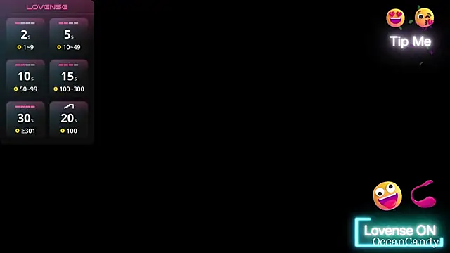 OceanCandy online show from January 9, 2026, 3:59 pm