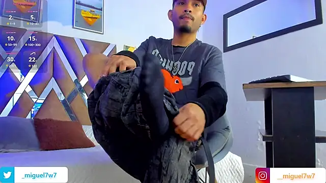   Miguel7w7 online show from January 10, 2026, 7:15 pm