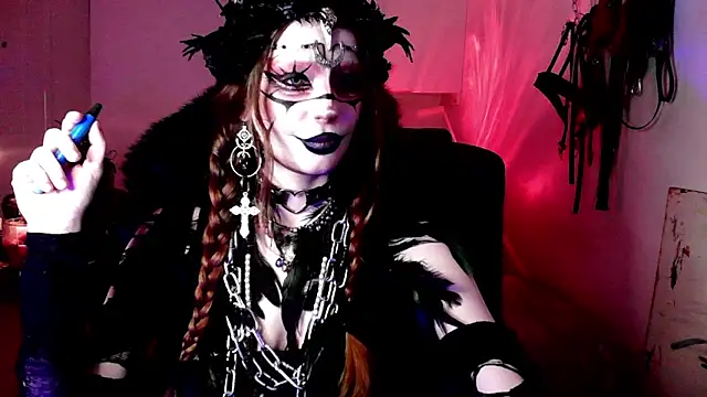 EmpressMorrigan online show from January 13, 2026, 1:27 pm