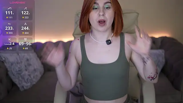 GingerPinky online show from May 22, 2026, 12:55 pm