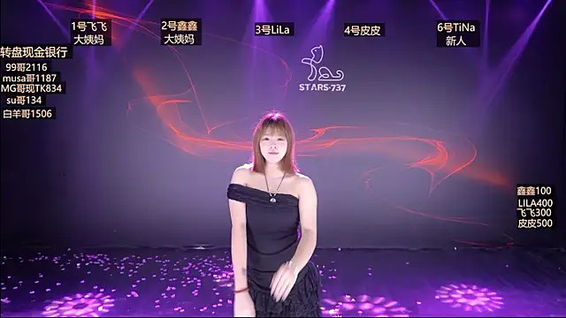 Snapshot of STARS-737 chatting on January 8, 2026, 12:18 pm STARS-737 online show from January 8, 2026, 12:18 pm