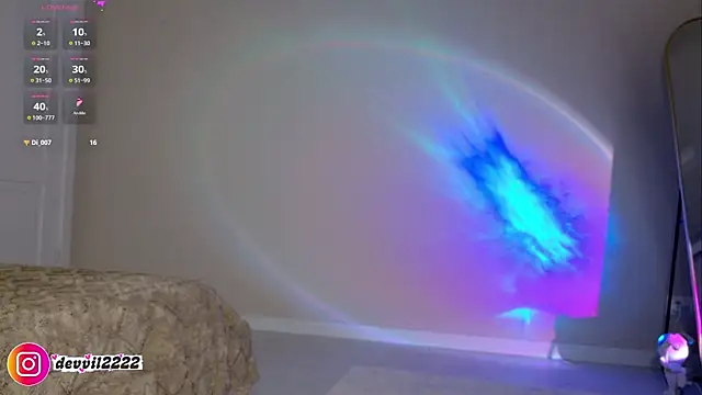 Devvil2222 online show from March 24, 2026, 8:36 pm