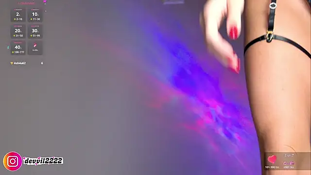 Devvil2222 online show from March 26, 2026, 7:41 pm