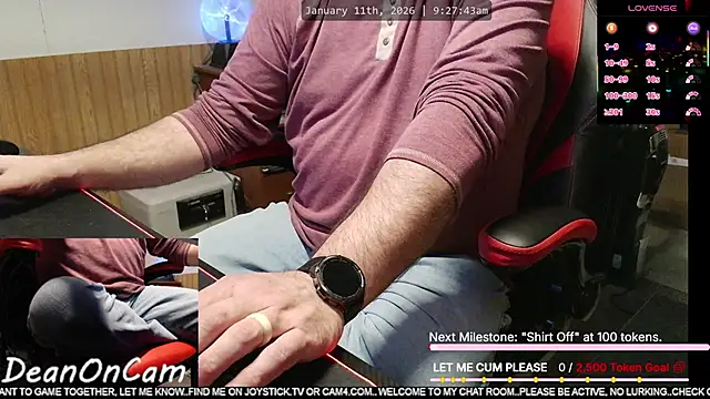 DeanonCam online show from January 11, 2026, 3:28 pm