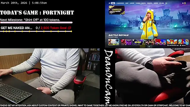 DeanonCam online show from March 20, 2026, 10:09 am