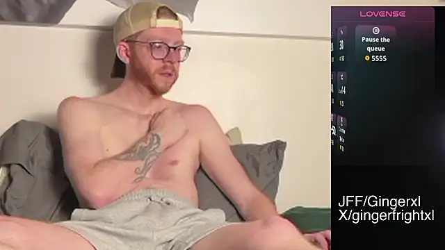Gingerxl8 online show from July 27, 2026, 12:50 am