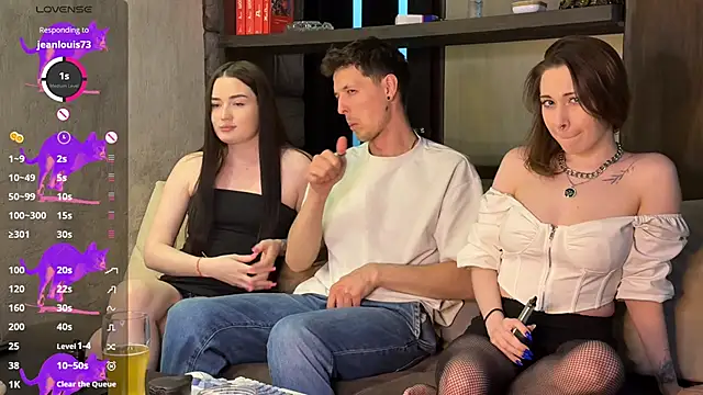 Three Some Dream online show from April 7, 2026, 5:35 pm
