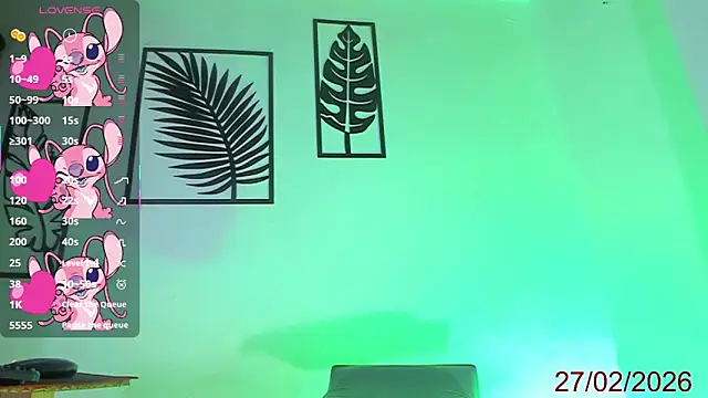 Ashly Luxx online show from February 27, 2026, 1:33 pm