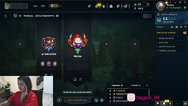 Nagioa1 online show from April 15, 2026, 7:58 pm