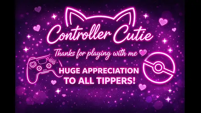 Snapshot of Controllercutie chatting on April 14, 2026, 2:45 pm Controllercutie online show from April 14, 2026, 2:45 pm