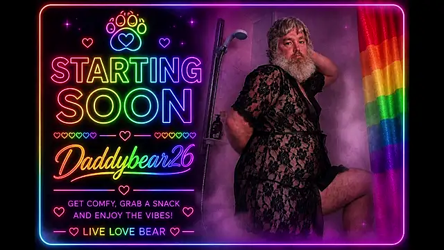 Daddybear26 online show from June 18, 2026, 2:54 pm