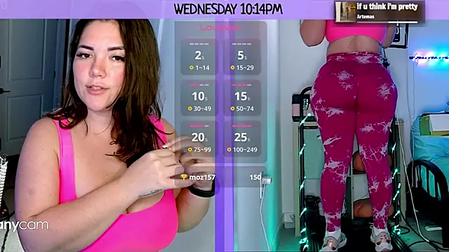 MilaValentina online show from January 23, 2025, 3:16 am