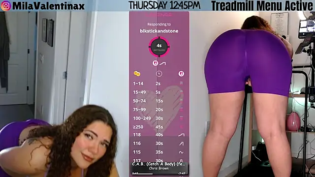 MilaValentina online show from March 26, 2026, 4:45 pm