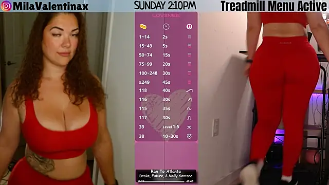 Snapshot of MilaValentina chatting on June 14, 2026, 6:10 pm MilaValentina online show from June 14, 2026, 6:10 pm