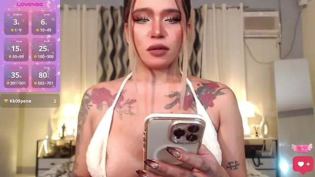 Evalyn Shemale online show from September 18, 2025, 1:18 am