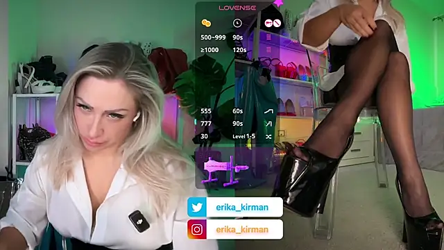 Erika Kirman online show from October 7, 2025, 10:23 am