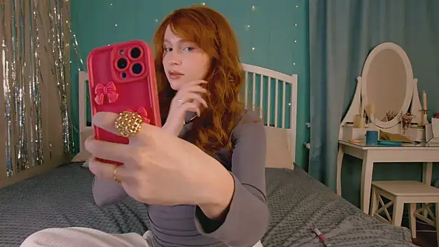 Snapshot of GingerArin chatting on July 10, 2026, 10:07 am GingerArin online show from July 10, 2026, 10:07 am