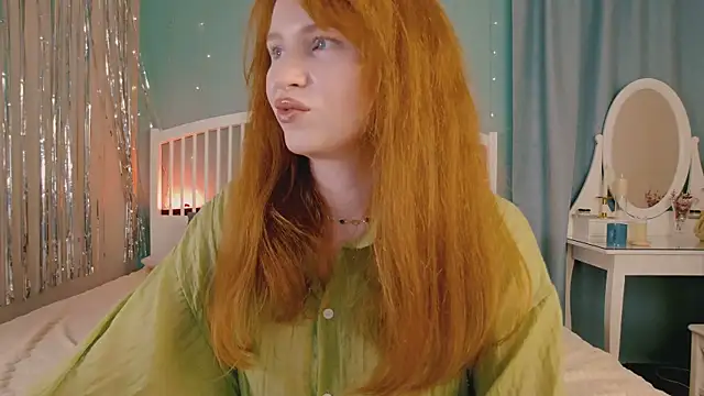 Snapshot of GingerArin chatting on July 12, 2026, 1:24 pm GingerArin online show from July 12, 2026, 1:24 pm