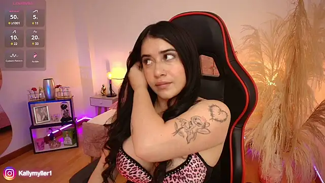 Snapshot of KallyMyller1 chatting on January 14, 2025, 6:38 pm KallyMyller1 online show from January 14, 2025, 6:38 pm