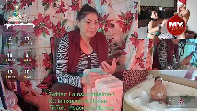 Snapshot of LaInsaciableIntensa chatting on January 6, 2025, 9:54 pm LaInsaciableIntensa online show from January 6, 2025, 9:54 pm