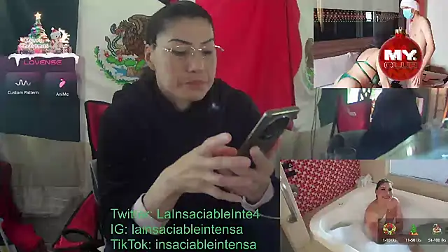 Snapshot of LaInsaciableIntensa chatting on January 10, 2025, 2:23 pm LaInsaciableIntensa online show from January 10, 2025, 2:23 pm