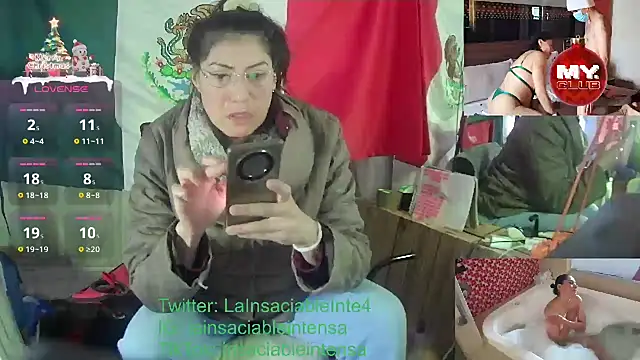 Snapshot of LaInsaciableIntensa chatting on January 11, 2025, 10:51 pm LaInsaciableIntensa online show from January 11, 2025, 10:51 pm