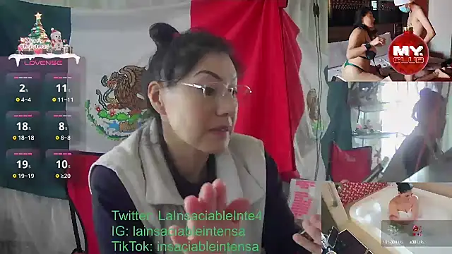 Snapshot of LaInsaciableIntensa chatting on January 13, 2025, 8:58 pm LaInsaciableIntensa online show from January 13, 2025, 8:58 pm