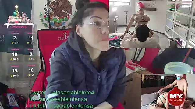 Snapshot of LaInsaciableIntensa chatting on January 19, 2025, 2:38 pm LaInsaciableIntensa online show from January 19, 2025, 2:38 pm