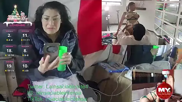 Snapshot of LaInsaciableIntensa chatting on January 23, 2025, 1:45 pm LaInsaciableIntensa online show from January 23, 2025, 1:45 pm