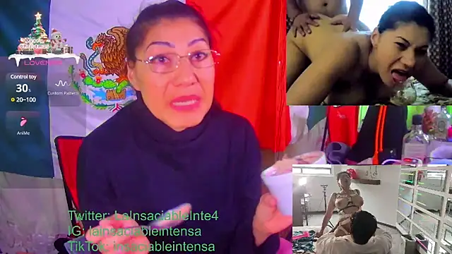 Snapshot of LaInsaciableIntensa chatting on February 5, 2025, 10:01 pm LaInsaciableIntensa online show from February 5, 2025, 10:01 pm