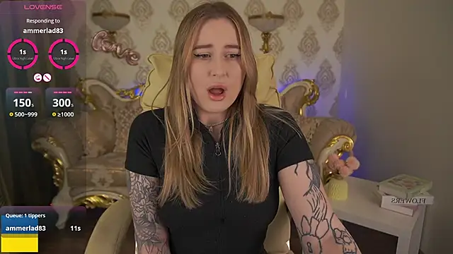 Snapshot of ArolinaNight chatting on February 18, 2025, 10:03 pm ArolinaNight online show from February 18, 2025, 10:03 pm