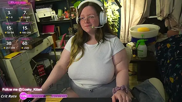 Geeky Kitten online show from September 21, 2025, 2:13 am