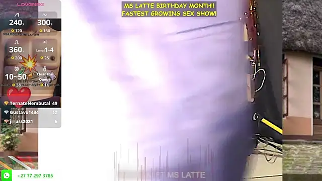 Snapshot of MySweetAngelsSA chatting on May 11, 2026, 10:29 pm MySweetAngelsSA online show from May 11, 2026, 10:29 pm