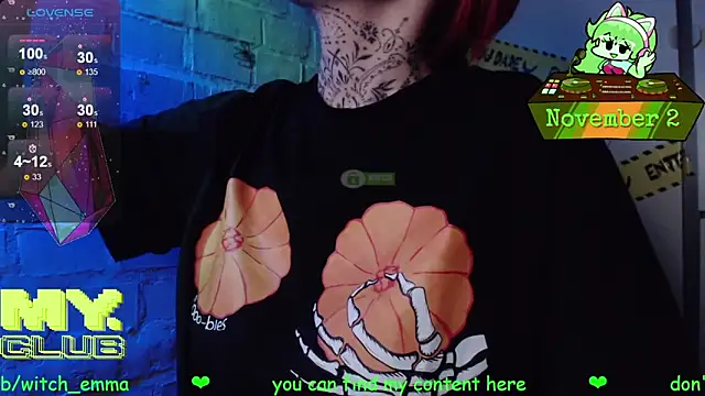 Snapshot of Witch_Emma chatting on November 2, 2025, 10:06 am Witch Emma online show from November 2, 2025, 10:06 am