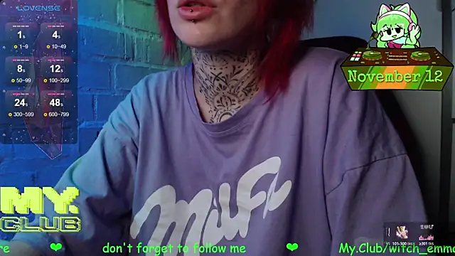 Snapshot of Witch_Emma chatting on November 12, 2025, 7:24 pm Witch Emma online show from November 12, 2025, 7:24 pm