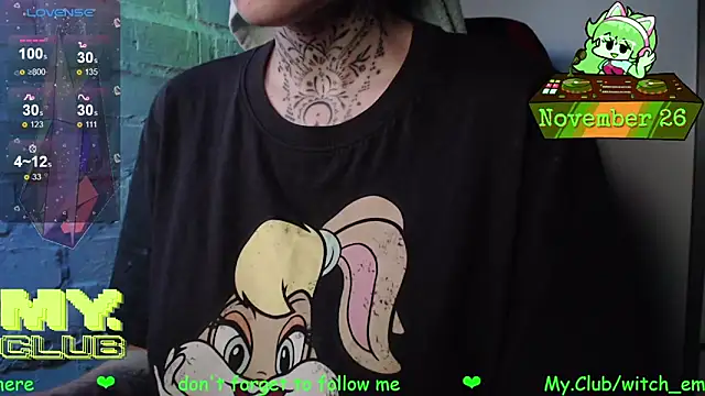 Snapshot of Witch_Emma chatting on November 26, 2025, 8:48 am Witch Emma online show from November 26, 2025, 8:48 am