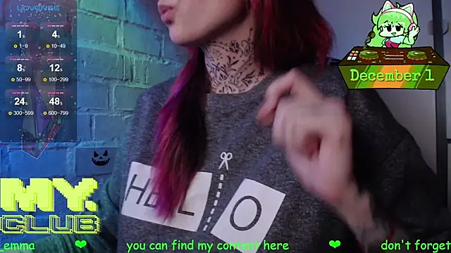 Snapshot of Witch_Emma chatting on December 1, 2025, 9:31 pm Witch Emma online show from December 1, 2025, 9:31 pm