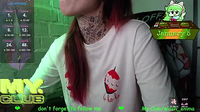Snapshot of Witch_Emma chatting on January 5, 2026, 6:22 pm Witch Emma online show from January 5, 2026, 6:22 pm