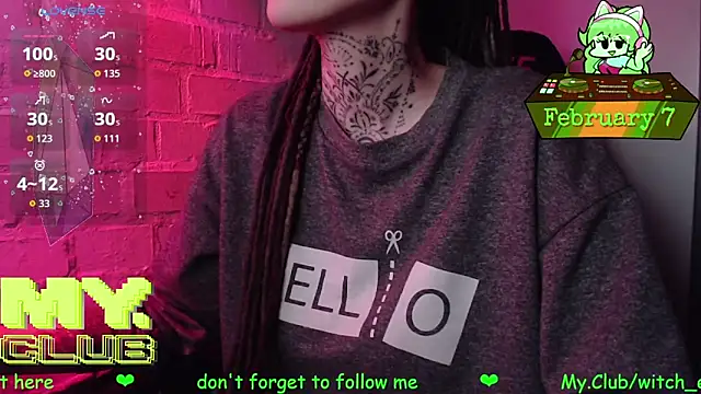 Snapshot of Witch_Emma chatting on February 7, 2026, 7:06 pm Witch Emma online show from February 7, 2026, 7:06 pm