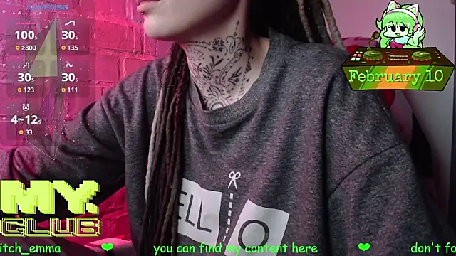 Snapshot of Witch_Emma chatting on February 10, 2026, 8:07 am Witch Emma online show from February 10, 2026, 8:07 am