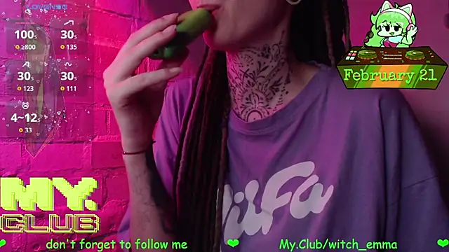 Snapshot of Witch_Emma chatting on February 21, 2026, 7:31 am Witch Emma online show from February 21, 2026, 7:31 am