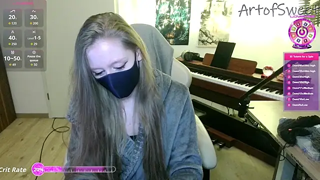 Snapshot of ArtofSweet chatting on February 14, 2026, 8:05 pm ArtofSweet online show from February 14, 2026, 8:05 pm