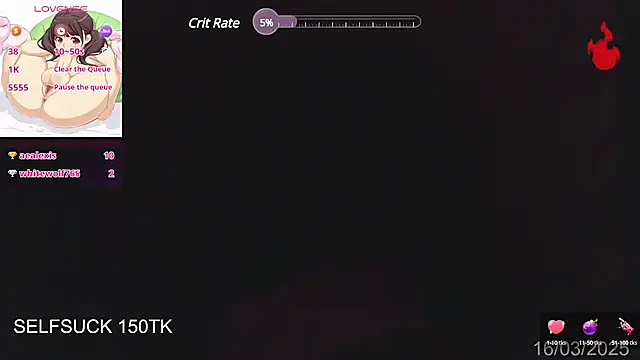 Herazuline online show from March 18, 2025, 10:57 am