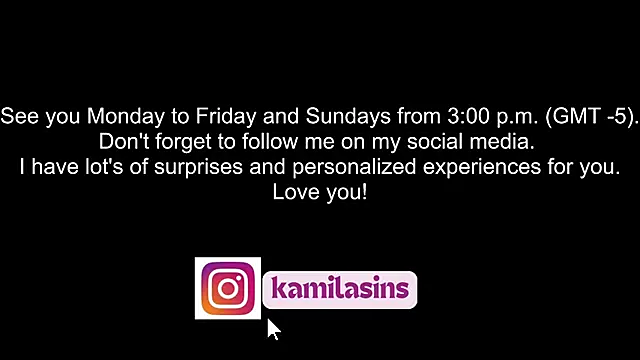 Snapshot of kamila_sins chatting on February 14, 2025, 8:26 pm kamila sins online show from February 14, 2025, 8:26 pm