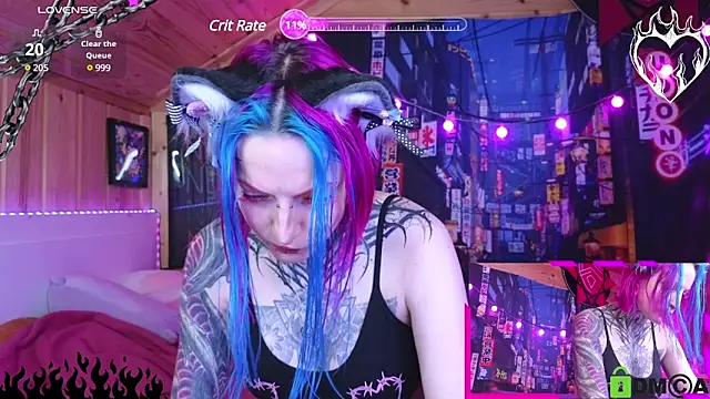 NekoCyber online show from February 23, 2025, 5:12 am