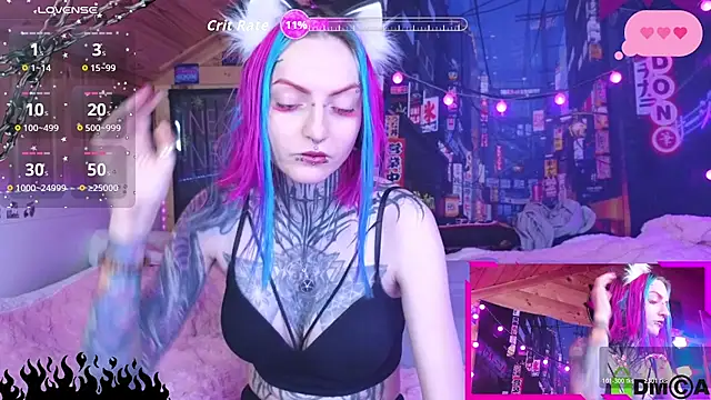 NekoCyber online show from February 25, 2026, 5:06 am