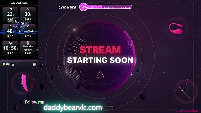 DaddybearVLC online show from November 29, 2025, 4:32 pm