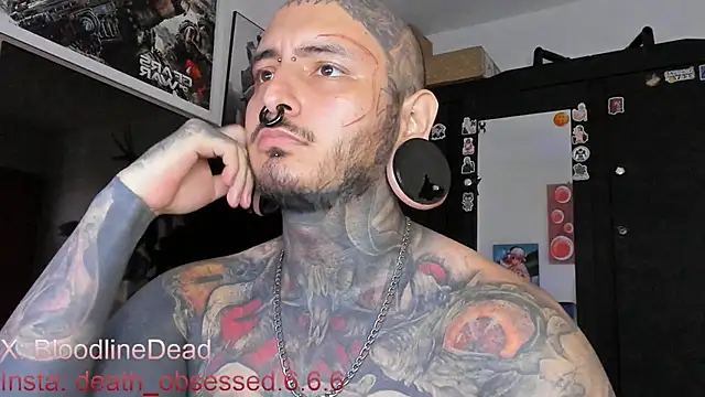 DEATHINK666XX online show from March 14, 2025, 8:17 pm